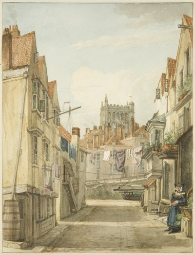 Alderskey Lane by George Orleans Delamotte