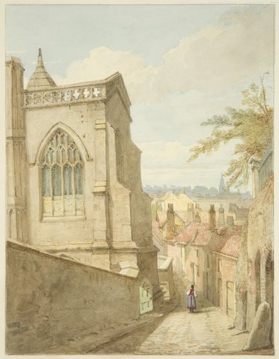 East End of St Mary Redcliffe by George Orleans Delamotte
