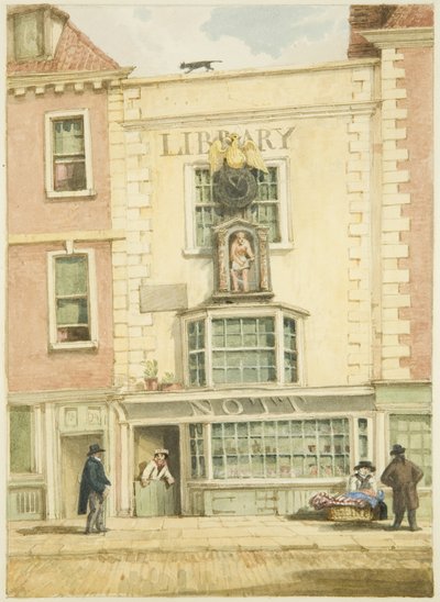 House at South-West End of Old Market Street by George Orleans Delamotte