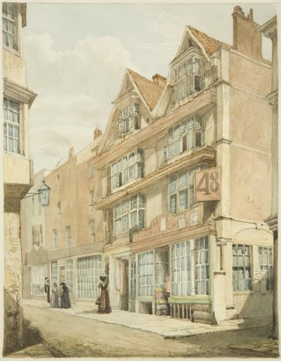 South Side, Wine Street by George Orleans Delamotte