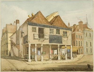 The Old Corn Market on the Quay by George Orleans Delamotte