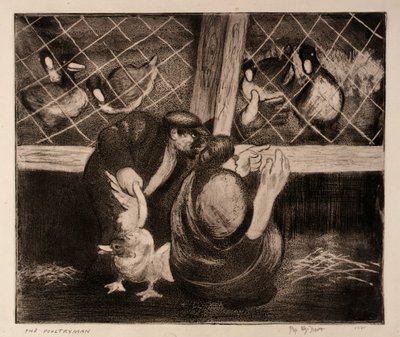 The Poultryman by George Overbury Pop Hart