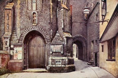 St John Maddermarket Church Alley by George Parsons Norman