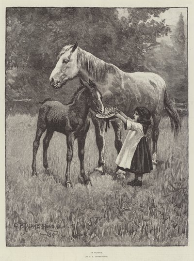 In Clover by George Percy Jacomb Hood