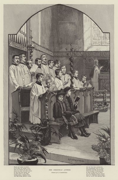 The Christmas Anthem by George Percy Jacomb Hood