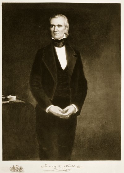 James K. Polk, 11th President of the United States of America by George Peter Alexander Healy