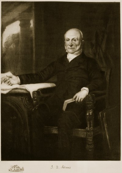 John Quincy Adams, 6th President of the United States of America (photogravure) by George Peter Alexander Healy
