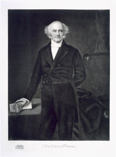 Martin Van Buren, 8th President of the United States of America, pub. 1901 by George Peter Alexander Healy