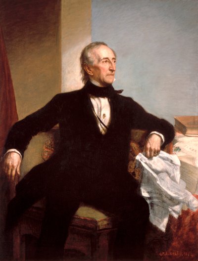 Official Portrait of President John Tyler by George P. A. Healy by George Peter Alexander Healy
