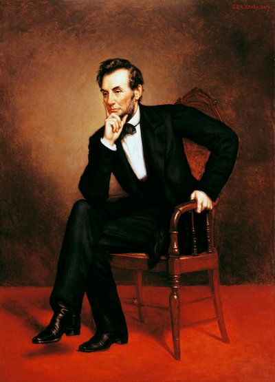 Portrait of Abraham Lincoln by George Peter Alexander Healy