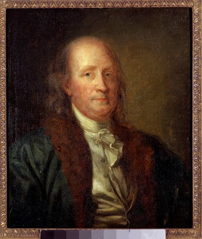 Portrait of Benjamin Franklin (1706-1790) by George Peter Alexander Healy