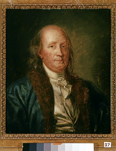 Portrait of Benjamin Franklin, c.1846 by George Peter Alexander Healy