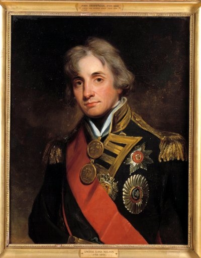 Portrait of Horatio Viscount Nelson Duke of Bronte by George Peter Alexander Healy