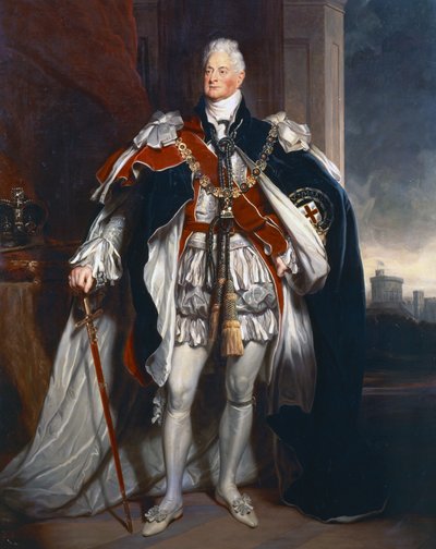 Portrait of King William IV (copy after Sir Martin Archer Shee) by George Peter Alexander Healy
