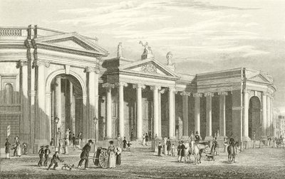 Bank of Ireland, Dublin, South Portico by George Petrie