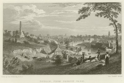Dublin from Phoenix Park by George Petrie