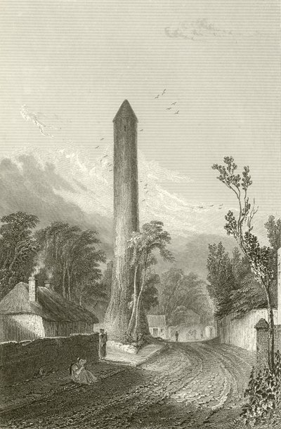 The Round Tower of Clondalkin, Dublin, Ireland by George Petrie