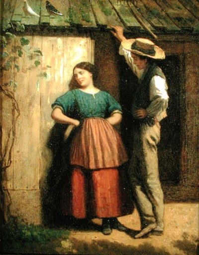 Rustic Courtship by George Philip Reinagle