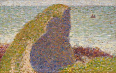 Le Bec du Hoc, Grandcamp Study, 1885 by George Pierre Seurat