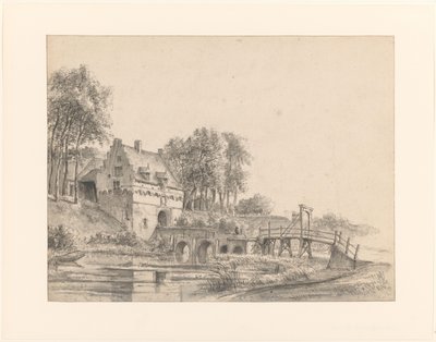 View of the Gate of Castle Buren by George Pieter Westenberg