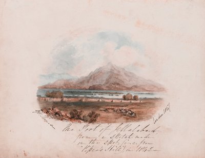 The Fort of Jellalabad from a sketch made on the spot in 1842 by George Powell Thomas