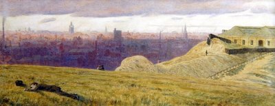 Newcastle from the Rabbit Banks, Gateshead on Tyne by George Price Boyce