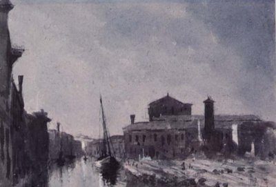 The Sacca Della Misericordia, Venice by George Price Boyce