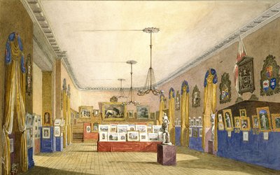 An Exhibition at the Old Town Hall, Oxford, 1854 by George Pyne