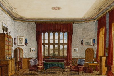 An Interior of a Room, Christ Church, Oxford by George Pyne