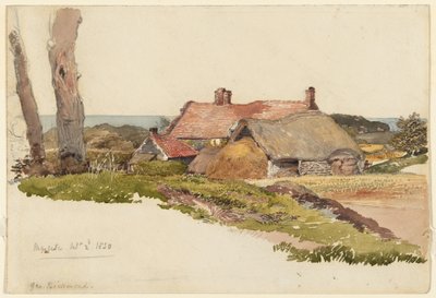 A Farm near the Sea at Margate, Kent by George Richmond