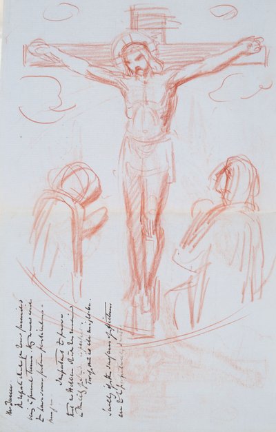Study of Crucifixion, c.1857 by George Richmond