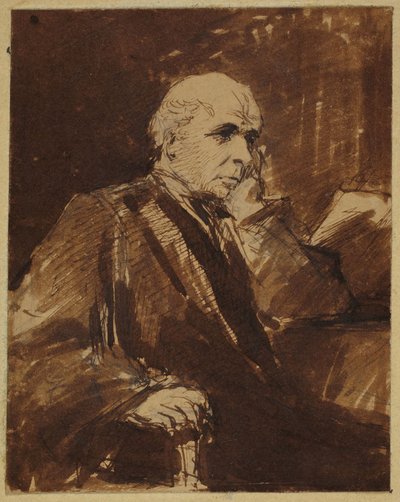 The Seated Man by George Richmond