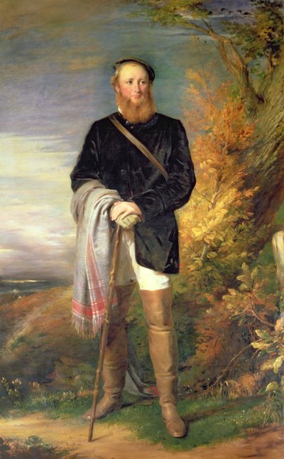 Thomas William Coke of Holkham (1822-1909) 2nd Earl of Leicester by George Richmond