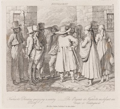 Dandies, Neumarket, c.1821 by George Robert Lewis