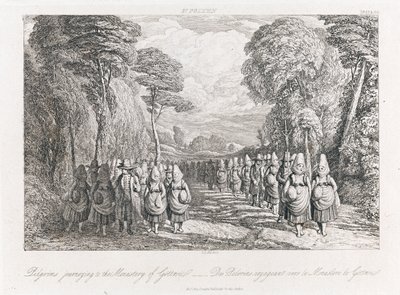 St. Polten - Pilgrims, c.1821 by George Robert Lewis