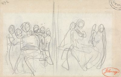 A Mother and Children: Two Studies by George Romney
