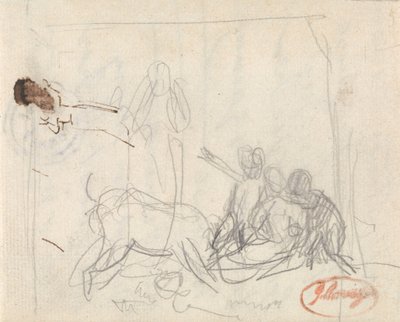 Children and a Goat by George Romney