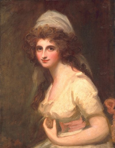 Emma Hart in a White Turban, c.1791 by George Romney