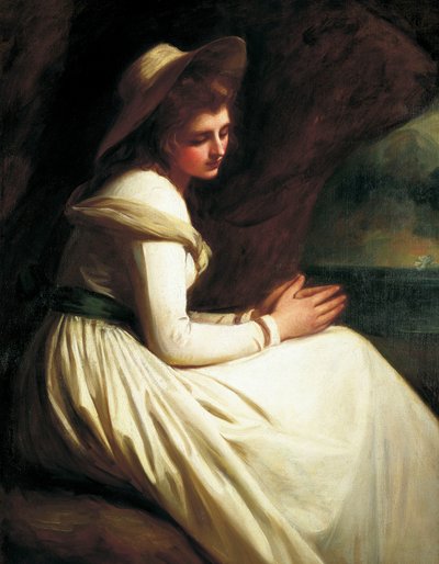 Emma Hart, Later Lady Hamilton (circa 1761-1815) by George Romney