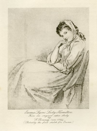 Emma Lady Hamilton by George Romney