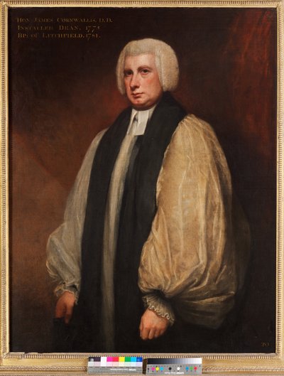 Hon. James Cornwallis (Dean of Canterbury 1775-1781) by George Romney
