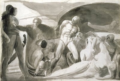 Howard Visiting a Lazaretto by George Romney