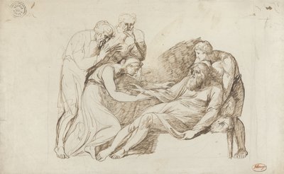 Lear Awakened by Cordelia by George Romney