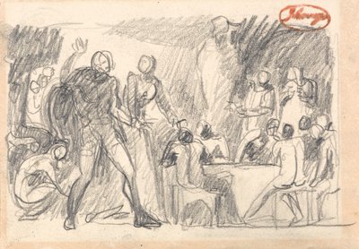 MacBeth: Banquet Scene by George Romney