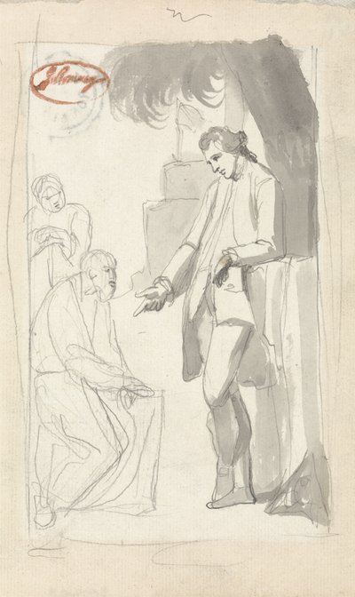 Major Pierson and the Brahman by George Romney