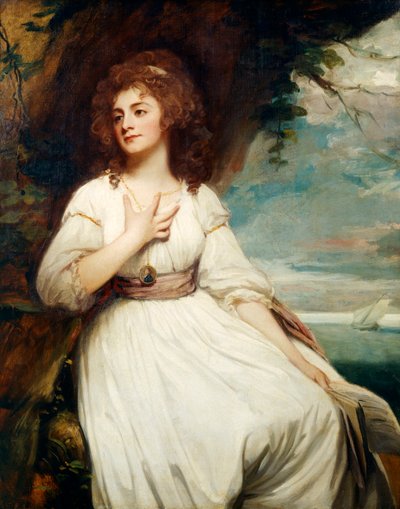 Mrs Crouch (Anna Maria Phillips) 1787 by George Romney