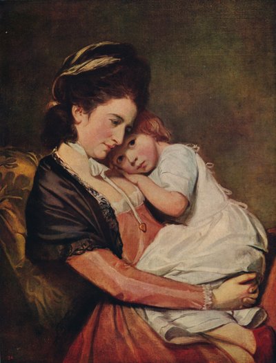 Mrs Johnstone and her Son, 1775-1780 by George Romney