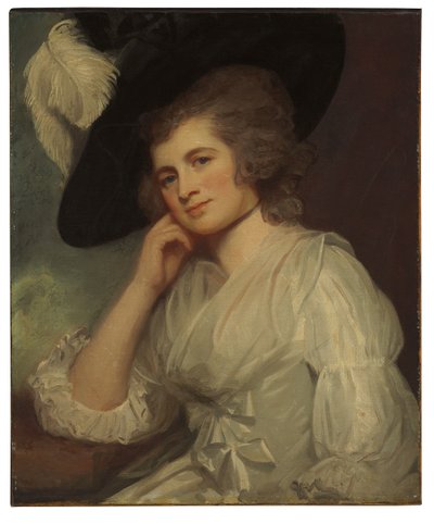 Portrait of Lady Laetitia A Court by George Romney