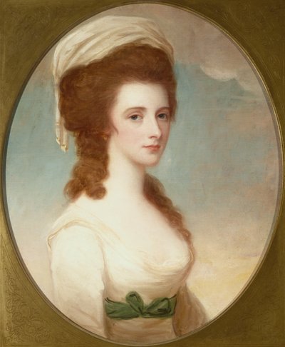 Portrait of Miss Mariah Copley by George Romney