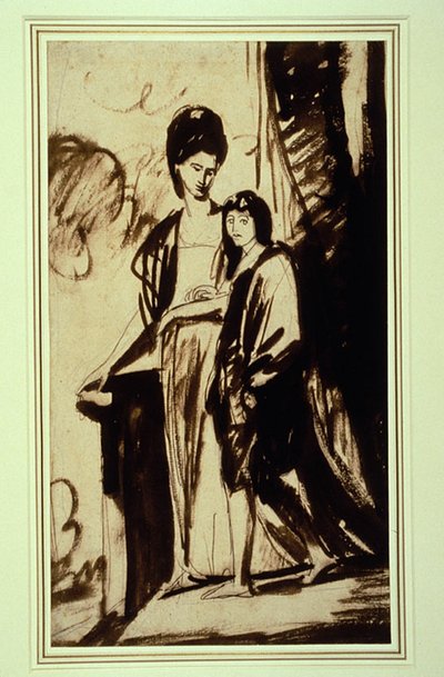 Portrait of a Mother and Her Son (Probably Jane, Duchess of Gordon, and Her Son George, First Marquess of Huntley) by George Romney